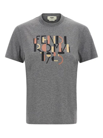 FENDI FENDI FENDI ROMA T-SHIRT