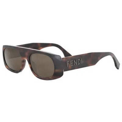 Fendi Signature Fe40169i 53e In Brown
