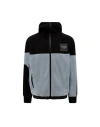 Fendi Men Fleece Sweatshirt With Frontal Logo Patch In Black