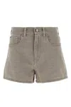 Fendi Grey Denim Shorts