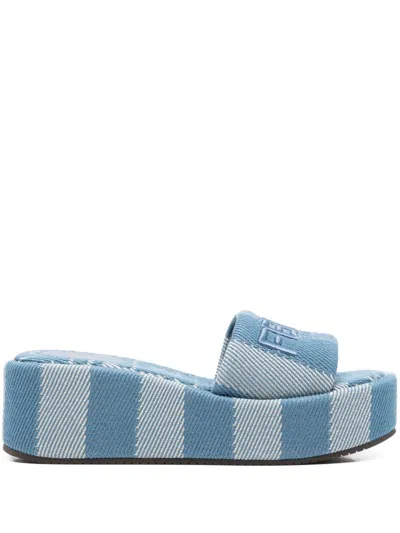 FENDI FENDI FENDI SUNSHINE FLATFORM SANDALS