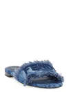 Fendi Sun Slides Frayed Edges
