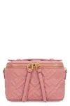 Fendi Women Vanity Leather Shoulder Bag With Ff Motif In Multi
