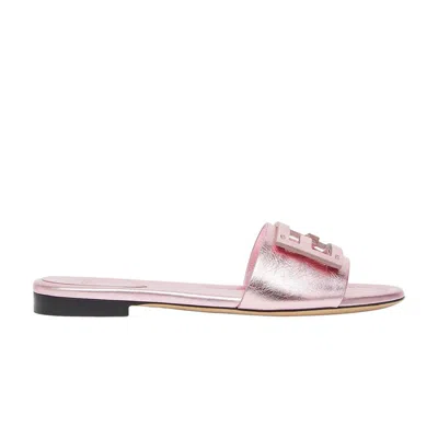 Pre-owned Fendi Wmns Baguette Slides 'pink Metallic' | Women's Size 35