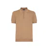 Fendi Wool Polo In Brown
