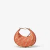 Fendi Women Borsa A Mano Graphy Mini In Denim Ricamato