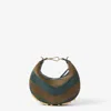 Fendi Women Mini Graphy Hobo Bag In Green