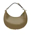 Fendi Graphy Small Leather Bag In Green