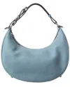 Fendi Small Shoulder Bag Adjustable Detachable Handle In Blue