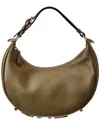 Fendi Graphy Small Leather Bag In Green