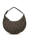 Fendi Women Graphy Handbag In Ff Jacquard Fabric In Multi