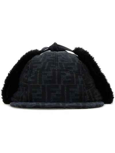 Fendi Cappello Ff Ski-tu Nd  Male In 蓝色