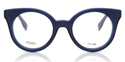 Fendi Ff 0198 Woman Women's Glasses, Blue, Size 47