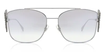 Fendi Ff 0380/g/s 6lb/ic Occhiali Da Sole Grigi Per Uomo In Gray
