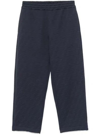 FENDI `FF ALLOVER` TRACK PANTS