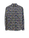 Fendi Shirt With Banners In Multi