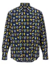 Fendi Shirt With Banners In Multi