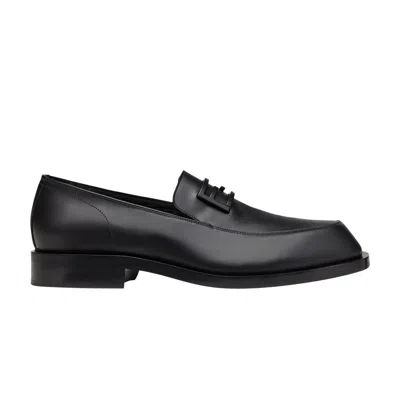 Pre-owned Fendi Ff Baguette-motif Loafer 'black'