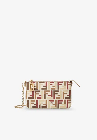Fendi Ff Baguette Pouch Bag In Multi