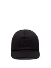 Fendi Logo-embroidered Cap In Black