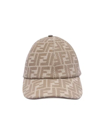 FENDI FENDI FF JACQUARD BASEBALL CAP