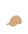 Fendi Ff Baseball Cap In Nude