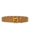 Fendi Brown Leather Belt