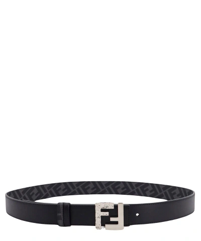 Fendi Ff Belt In Black
