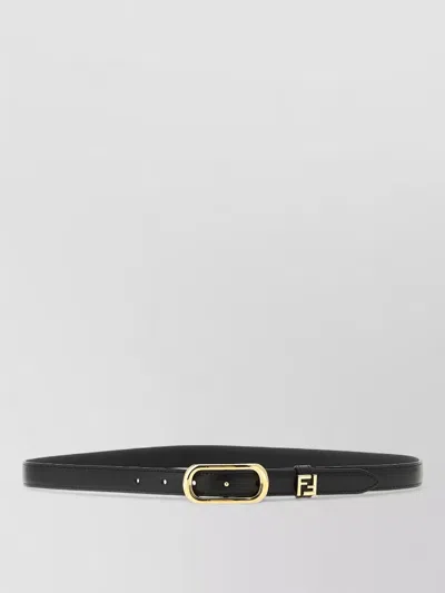 Fendi Ff Belt Adjustable Size Signature Buckle Shape