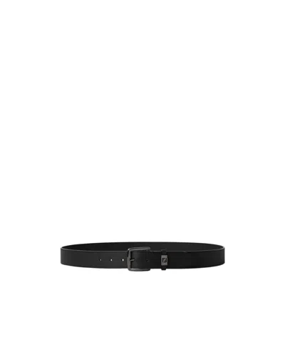 Fendi Ff Belt In Black