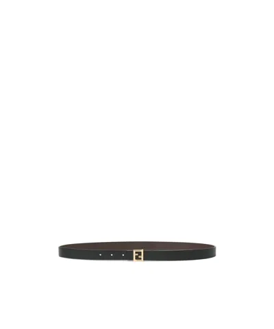 Fendi Ff Belt In Black