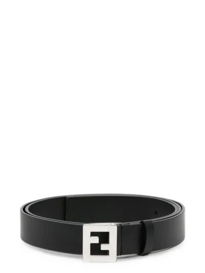 Fendi Ff Belt In Black