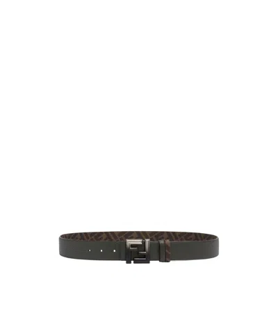 Fendi Ff Belt In Black