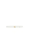 Fendi "ff Diamonds" Belt In White