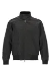 Fendi Embroidered Polyester Blend Bomber Jacket In Black