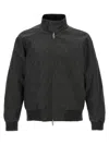 Fendi Embroidered Polyester Blend Bomber Jacket In Black