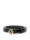 Fendi Ff Buckle Belt In Black