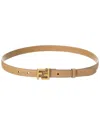 Fendi Ff Buckle Leather Belt In Brown