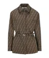 Fendi Brown Ff Jacket In Brown