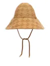 FENDI FF CANVAS SUN HAT