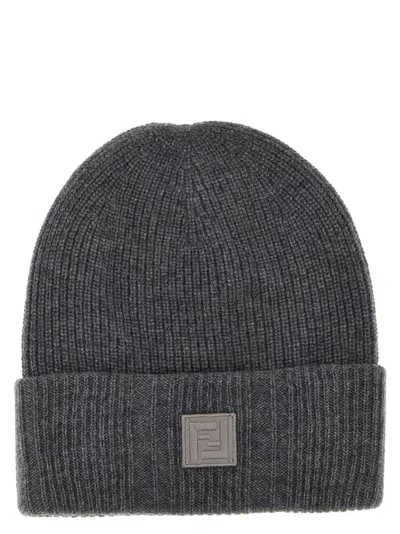Fendi 'ff' Cap In Gray