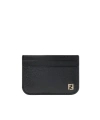 Fendi Ff Card Case In Black