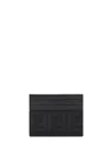 Fendi Ff Card Holder In Black