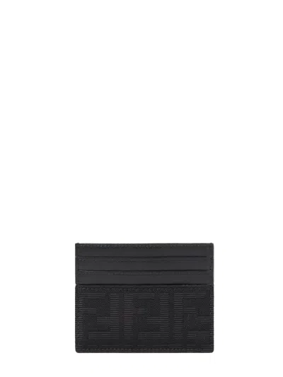 Fendi Ff Card Holder In Black