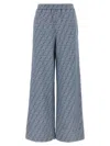 Fendi Women Ff Chambray Denim Pants