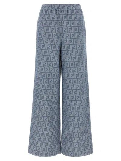 FENDI FENDI FF CHAMBRAY DENIM PANTS