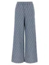 Fendi Women Ff Chambray Denim Pants