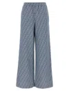 Fendi Women Ff Chambray Denim Pants