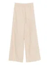 Fendi Ff-jacquard Elasticated-waist Trousers In Neutral