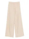 Fendi Ff-jacquard Elasticated-waist Trousers In Neutral